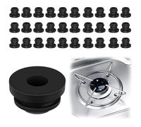 EUYKQNOI Embouts en Caoutchouc pour Supports de Casseroles, 30 Pcs Passages en Caoutchouc, Pieds en Caoutchouc Antirouille Compatibles pour Dometic Smev Thetford Tiges 5 mm Accessoires de Camping-car