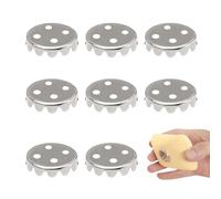 EUYKQNOI Lot de 8 porte savon magnetique aimant savon plaques de rechange pour porte-savon avec aimant,porte-savon magnétique qui se presse facilement dans tous les savons,convient pour porte-savon
