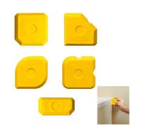 EUYKQNOI silicone tool Kit lisseur joint silicone spatule joint silicone 5 Lisseurs de Joint en Silicone Enlève-joints Outils de Calfeutrage Instruments Lissage Joints en Silicone et l'Acrylique Set