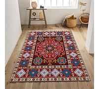EUYXCRV Tapis De Style Bohème en Velours De Cristal, Tapis De Chambre À Coucher De Salon, Tapis De Sol De Bureau Et Tapis De Chevet 80 x 160 cm