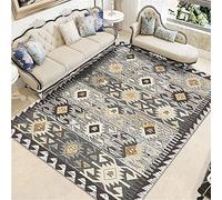 EUYXCRV Tapis De Style Bohème, Tapis De Velours Cristal, Tapis De Style Ethnique Persan, Coussin De Canapé De Tapis De Chambre À Coucher De Salon 120 x 180 cm