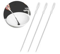 EUZUXU 3 Pièces Brosse de Débouchage de Canalisation, Brosse de Nettoyage de Drain D'égout, 45cm évier Brosse de Nettoyage, Outil Parfaitpour Le Débouchage de la Salle