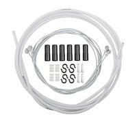 EUZUXU Cable de Frein Vélo, Ligne de Frein de Vélo, Câble de Frein de Vélo de Montagne, Kit de Remplacement de Câble de Frein, pour Vélo de Montagne Vélo de Route (Blanc)