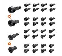 EUZUXU Lot de 32 Vis de Rechange pour Sonnette de Porte, Vis de Sécurité Compatibles avec Sonnette Vidéo