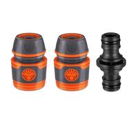EUZUXU Raccord Tuyau D'arrosage, Kit de Raccordement de Robinet pour Rallonge de Tuyau (1/2"), Tuyau de Jardin avec Connecteur, Raccord Tuyau Arrosage