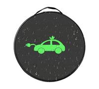 EV Charging Cable Bag - Waterproof Storage Case, Jumper Bag, Large Capacity Organizer | Heavy-Duty Oxford Material Dustproof Protection Compact Design Easy Carrying Vehicle Garage Travel