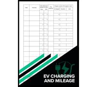 EV Charging & Mileage Log Book: Electric Vehicle Tracker for Charging Sessions, Energy Use, Costs & Mileage | Record Trips, Odometer, Battery, ... Business & Personal Use (7 x 10, 90 Pages)