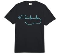 EV Heartbeat Véhicule électrique Propriétaire de Voiture électrique EV Comfort Colors Adult Heavyweight T-Shirt