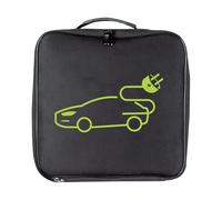 EV - Sac de chargement portable - 30 x 30 x 8 cm - Résistant au feu - Sac de rangement pour câbles de chargement EV, organiseur de câbles de chargement pour voiture électrique
