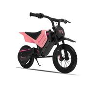 Trottinette électrique enfant EverCross TECH EV05M Trottinette Electrique pour Enfants 3-12 Ans 150W 16KM/H 2 Niveaux de Vitesse, Pneu 12 Cadeau Rose
