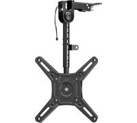 Ev3030 Support De Plafond Pliable Pour La Plupart Des Téléviseurs De 14 À 42 Pouces Jusqu'À 10 Kg, Vesa Max. 200 X 200 Mm, Support Tv Réglable En Hauteur Pour Murs D'Armoires Ou Toit Incliné