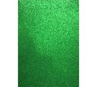 EVA 1 feuille de caoutchouc mousse pailletée 8 choix (vert).