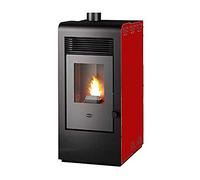 Eva Calor Rita Poêle à granulés Rouge 9 kW