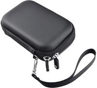 EVA Camera Case with Wrist Strap Shockproof Anti-Scratch for Canon SX620 SX720 Sony ZV-1 HP Sprocket WD Hard Drives 12.5 x 8 x 4 cm Black