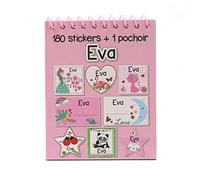 Eva - Carnet Stickers et Pochoirs Personnalisés