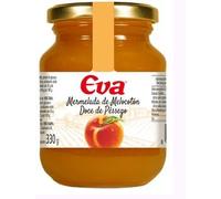 Eva Confiture de Pêche, Pot de 330g, Onctueuse et Naturelle