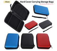 EVA couverture rigide sacs de rangement de transport pour Nintendo nouveau 3DS XL 2DS accessoires de Console coque de protection pochette étuis portables à fermeture éclair B Blue