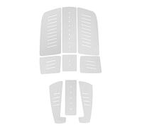 EVA Deck Traction Pad Nonslip Planche de surf Tapis Surf Tail Pad Mat pour Longboard Paddle Board (Blanc)