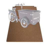 EVA Drive Tapis de protection de qualité supérieure pour Babboe Dog - Tapis de sol antidérapant - Accessoires de vélo de chargement - Facile d'entretien et respectueux de l'environnement - Sans