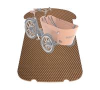 EVA Drive Tapis de protection de qualité supérieure pour Babboe Flow - Tapis de sol antidérapant - Accessoires de vélo de chargement - Facile d'entretien et respectueux de l'environnement - Sans