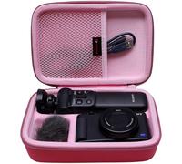 EVA Dur Étui pour Sony ZV-1F / ZV-1 / ZV-1 II Appareil Vlog Sony Protection Caméra(Rose)