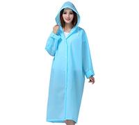 Eva Durable Rain Unisex Adult Ponchos Sac À Dos Couverture Pluie Manteau Veste Réutilisable Couleur Unie Pluie Cap pour La Randonnée, Tours, Tourisme, Parcs À Thème, Festivals