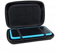 EVA Étui Housse de Voyage Rigide pour Nouveau Nintendo 2DS XL/LL Case Cover avec Dragonne ,Noir