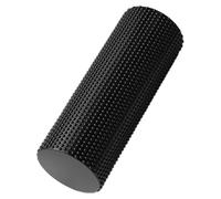 EVA Foam Roller for Muscle Massage, Yoga Pilates Back Pain Relief | High density EVA foam roller provides deep tissue massage, fits for athletes and yoga enthusiasts Noir 30cm