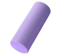EVA Foam Roller for Muscle Massage, Yoga Pilates Back Pain Relief | High density EVA foam roller provides deep tissue massage, fits for athletes and yoga enthusiasts Violet 30cm