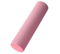 EVA Foam Roller for Muscle Massage, Yoga Pilates Back Pain Relief | High density EVA foam roller provides deep tissue massage, fits for athletes and yoga enthusiasts Rose 45cm