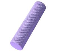 EVA Foam Roller for Muscle Massage, Yoga Pilates Back Pain Relief | High density EVA foam roller provides deep tissue massage, fits for athletes and yoga enthusiasts Violet 45cm
