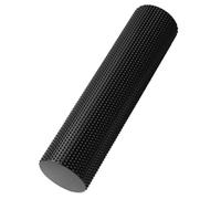EVA Foam Roller for Muscle Massage, Yoga Pilates Back Pain Relief | High density EVA foam roller provides deep tissue massage, fits for athletes and yoga enthusiasts Noir 45cm