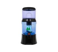 EVA Fontaine BEP - Noire - cuve en Verre, 7 litres - avec système magnétique