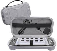 EVA Hard Case for Nintendo Switch 2,Textile Protective Cover,Portable Hard Travel Bag with More Storage Space for Console and Other Accessories-Grey