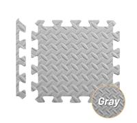 Eva-Polymère De Mousse Antidérapant Pour Bébé,Puzzle De Fitness,Exercice De Gym,Plancher De Sport,Jeu De Mousse,Sol Imbriqué - Type Gray-12pcs