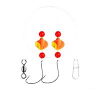 EVA Pompano Rig de pêche 120 cm Design sans enchevêtrement | Disposition libre, espacement stratégique, lancer lisse, récupération facile, torsion de ligne réduite