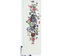 Eva Rosenstand Chemin de table point de croix "Klematis", motif à compter, 30x95cm