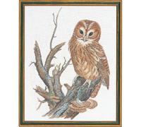 Eva Rosenstand Kit de broderie au point de croix Chouette forestière