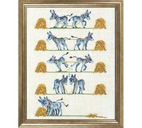 Eva Rosenstand point de croix set "âne", modèle à compter, 30x40cm
