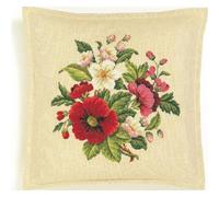 Eva Rosenstand Kit de broderie au point de croix Motif coquelicot