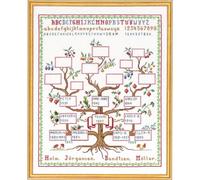 Eva Rosenstand Kit de broderie au point de croix Motif tableau d'ascendance