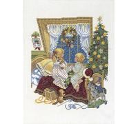 Eva Rosenstand Kit de broderie au point de croix pour enfants sur le bord du lit