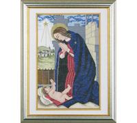 Eva Rosenstand Kit de point de croix Maria à motif compté