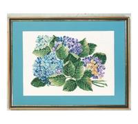 Eva Rosenstand Kit de point de croix motif hortensia compté
