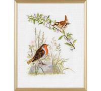 Eva Rosenstand Kit de point de croix - Motif oiseaux - Motif compté