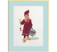 Eva Rosenstand Kit de point de croix pour fille avec panier à pommes