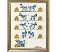 Eva Rosenstand point de croix set "âne", modèle à compter, 30x40cm