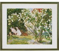 Eva Rosenstand Point de Croix Set "Buisson de Roses", modèle à compter, 49x40cm