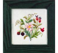 Eva Rosenstand point de croix set "Mini Garten Herbst", modèle à compter, 12x12cm