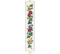 Eva Rosenstand point de croix set "Pensées", motif à compter, 10x65cm